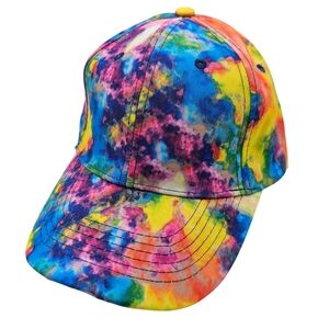 Unisex Vibrant Tie-Dye Baseball Cap